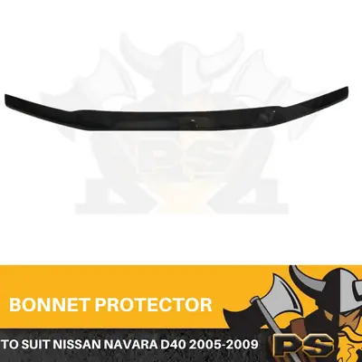 Bonnet Protector For Nissan Navara D40 Spanish Model Only 2005-2009 Guard • $89