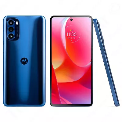 Unlocked Motorola Moto G Stylus 5G 2022 XT2215 6.8  FHD+ 128GB 50MP Steel Blue • $89.99