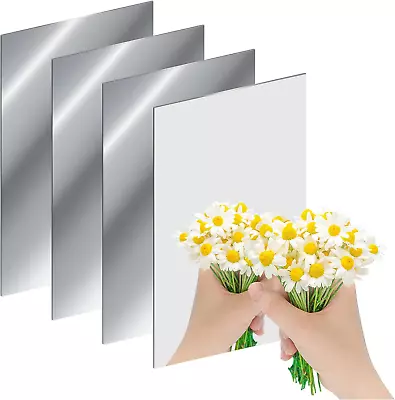 Mirror Sheets Shiny And Reflective Flexible Non Glass Mirror Sheets Easy To Us • $9.24