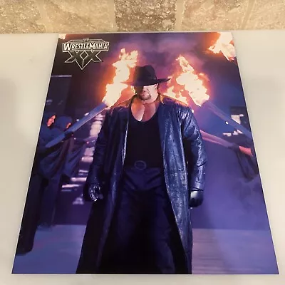 WWF WWE Poster Print The Undertaker Wrestlemania XX 20 Wrestling 11” X 14” 2004 • $20.04