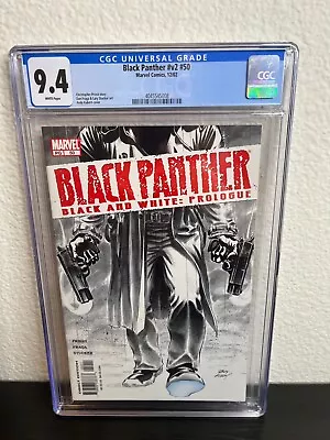 Black Panter #50 V2 1st App Kevin Cole (White Tiger) CGC 9.4 • $49.99