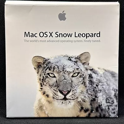 Apple Mac OS X V.10.6. Snow Leopard - CD/Box/Stickers • $32