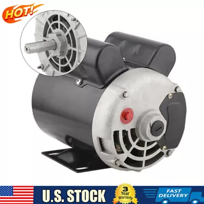 2HP SPL Air Compressor Duty Electric Motor 3450RPM 56Frame 5/8  Shaft 1 Phase US • $117.80