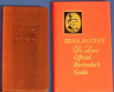 1964 Old Mr. Boston DeLuxe Official Bartender's Guide; 28th Ed;Pro Wine Ref. NYE • $12.50