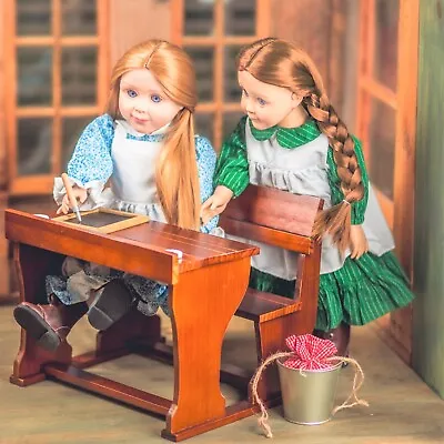 FACTORY 2ND Little House School Desk Furniture Fits 18 Inch American Girl Dolls • $39.99