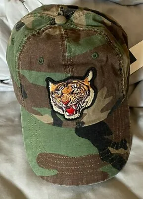 Brand New Polo Ralph Lauren Camouflage Camo TIGER Baseball Cap Hat Adjustable • $49.88