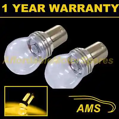 2X 382 1156 BA15s P21W AMBER 3 CREE LED REAR INDICATOR LIGHT BULBS RI203302 • $19.67