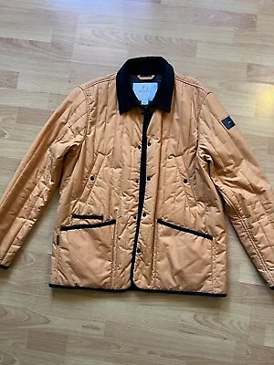 Woolrich X British Millerain Barrier Quilted Jacket Ripstop Orange Pol NWT $420 • $142