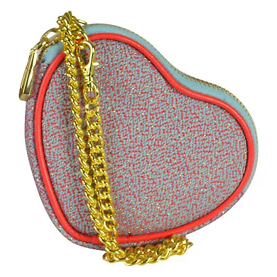 $43.99 • Buy NEW Marc By Marc Jacobs Large Heart Wristlet Coin Case Sky