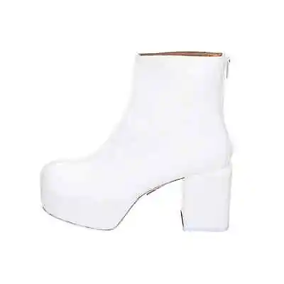 Women's Shoes MOMA 7 (EU 37) Ankle Boots White Leather DE546-37 • $103.90