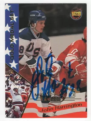 1995 Signature Rookies 1980 Miracle On Ice #13 - John Harrington Autograph - TTM • $19.99