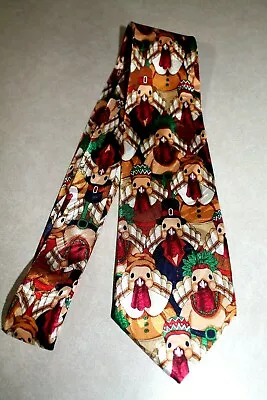 Pilgrim Turkeys Dress Men's Necktie Thanksgiving Novelty Holiday Neck Tie  • $13.99