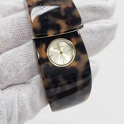 Bangle Michael Kors Wilkie Tortoise Acetate Ladies Hidden Watch Needs Battery  • $35