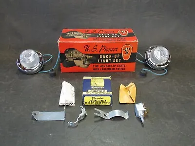 N.o.s. Us Pioneer 405 Back Up Reverse Light Set Pair With Switch Hot Rat Rod • $399.99