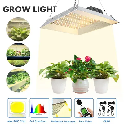£39.99 • Buy 600W LED Grow Light Panel Spectrum Indoor Hydroponic Full Veg Flower Plant Lamp