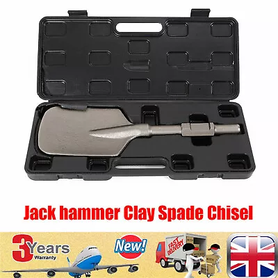 Electric Demolition Jack Hammer Concrete Breaker Clay Spade Breaker Chisel UK • £26.32