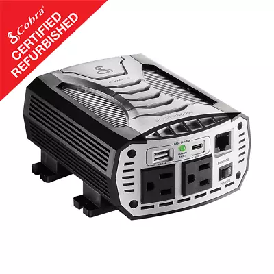 Cobra Power 500W Power Inverter Portable Car Charger Certified Refurbished • $44.99