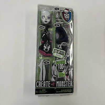 2011 Mattel Monster High~Skeleton Add On Pack~12 Pcs Create-a-Monster NIB NRFB • $88.06