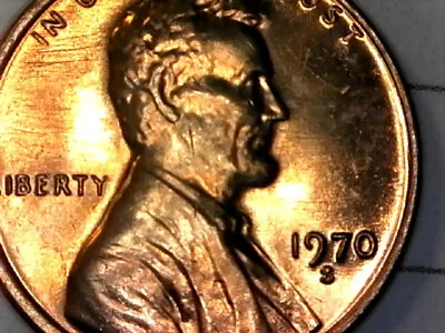 1970 S Lincoln Memorial Cent /  Penny Unc Gem • $1.65