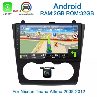 For Nissan Teana Altima 2008-2012 Android 12 Car GPS Radio Stereo Carplay Navi • $114.50