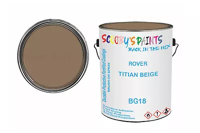 Classic Paint For Morris Minor Titian Beige Bg18 Car Spray Touch Up Tin Vintage • £37.40