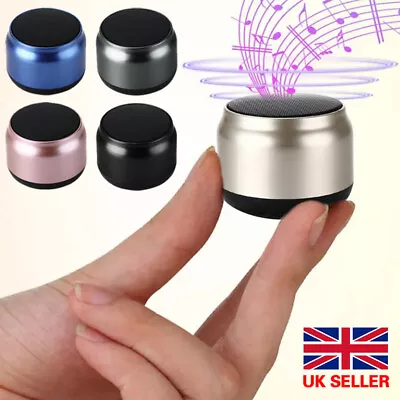 Small Wireless Mini Bluetooth Speaker Portable Stereo Sound Box For Mobile IPad • £7.49