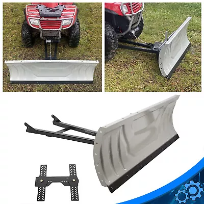 Steel For ATV Snow Plow Adjustable 48  Blade Complete Universal Kit Package • $295