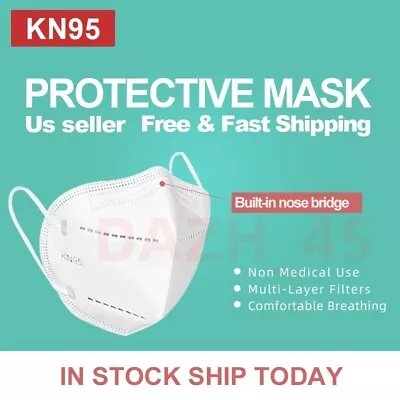 50 Pcs KN95 Protective 5 Layers Face Mask  Disposable Masks • $12.99