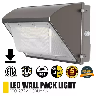 150Watt LED Wall Pack Light With Photocell18000LM 800W Metal Halide Equivalent • $85.01