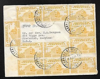 1959 Venezuela Multiple Stamped Cover • $1.99