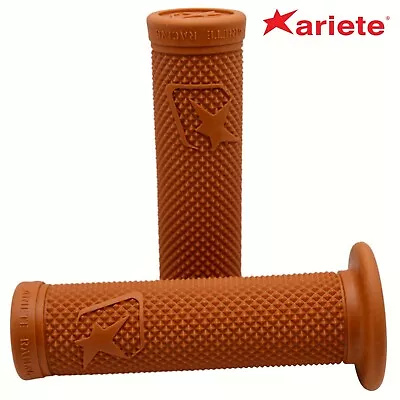 Orange - ARIETE Handlebar Grips Motorcycle Scooter 7/8  (22mm) • $7.95