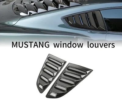 For 2015-2023 Ford Mustang Carbon Look Side Vent Window 1/4 Quarter Scoop Louver • $30