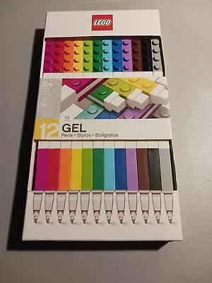 LEGO Gel Pens Mix Of Colors - 12 Pcs Rare NIB • $49.99