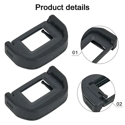 2Pcs Plastic EF Eyecup Eyepiece For Canon EOS 650D 600D 550D 500D 450D 300D DSLR • £6.48