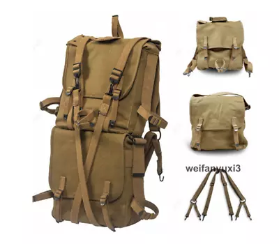 Replica WW2 US ARMY Marines USMC M1941 Tactical Backpack Up-Down Combination NEW • $110.88