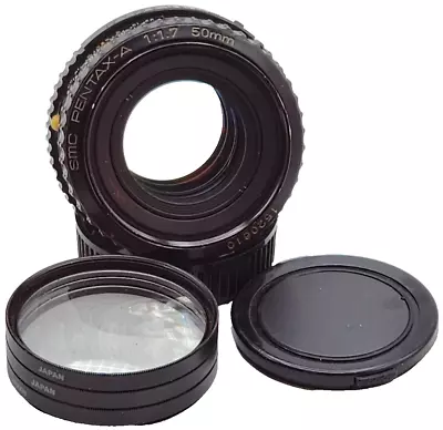 SMC PENTAX-A 50mm F/1.7 Lens Manual Focus K Mount • $9.99