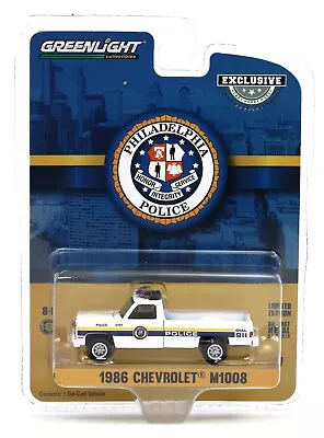 1:64 Greenlight *HOBBY EXCLUSIVE* 1986 Chevrolet M1008 PHILADELPHIA POLICE *NIP* • $5.99