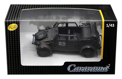 Volkswagen Kubelwagen Convertible K Type 82 Black 1/43 Model By Cararama 4-90650 • $9.99