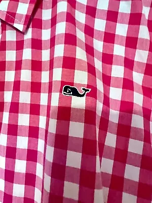 Vineyard Vines Gingham Button Shirt Women 12 • $22