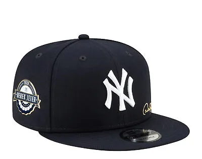 New Era 9Fifty MLB NY Yankees Derek Jeter 2021 HOF Script Snapback Hat 60183751 • $40