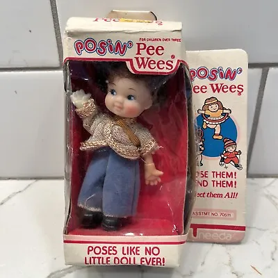 Posin Pee Wee Doll With Michael Jackson Style Outfit & White Glove - 1984 Uneeda • $10.99