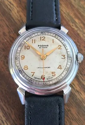 Refurbished Vintage Watch RODINA 1 MCHZ USSR Men's Wrist Watch • $109.90