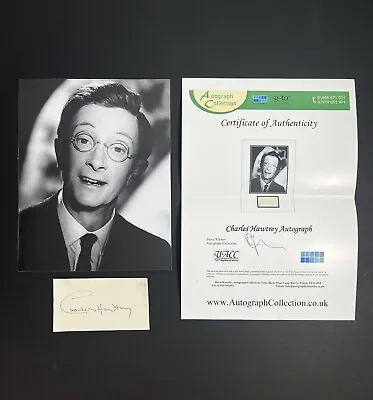 Charles Hawtrey ‘Carry On’ Original Signed Autograph And B/W Photo + COA • £125
