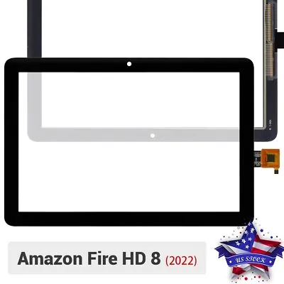 For Amazon Fire HD 8 Tablet 2022 12th Gen Touch Screen Digitizer Glass Replace • $17