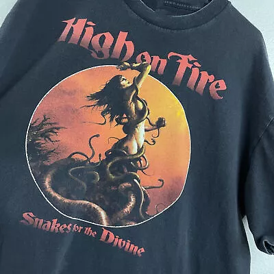 High On Fire Snakes For The Divine Band Gift For Fan S To 5XL Unisex T-shirt • $17.99