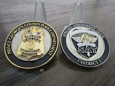 Prince Georges County Police Maryland Special Assignment Team Challenge Coin • $19.99