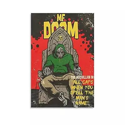 ENYPOLIS MF Doom Retro Poster HD Print Posters & Prints On Canvas Wall Art • $20.19