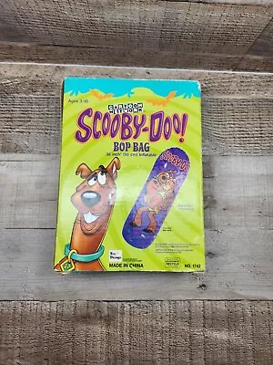 Vintage 1998 Scooby Doo Bop Bag Punching Bag 36 Inch Inflatable Cartoon Shaggy • $24.99