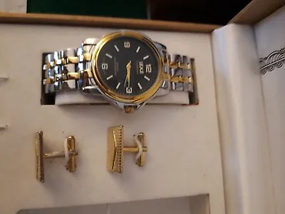 IEKE Men's Watch + Cufflinks New With Box • £35.89