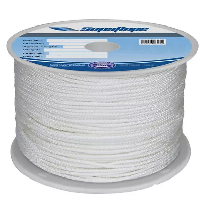 Yachting Braid 8mm X 100m Natural Yacht Rope Sailing Rope Dinghy Line • $115.95